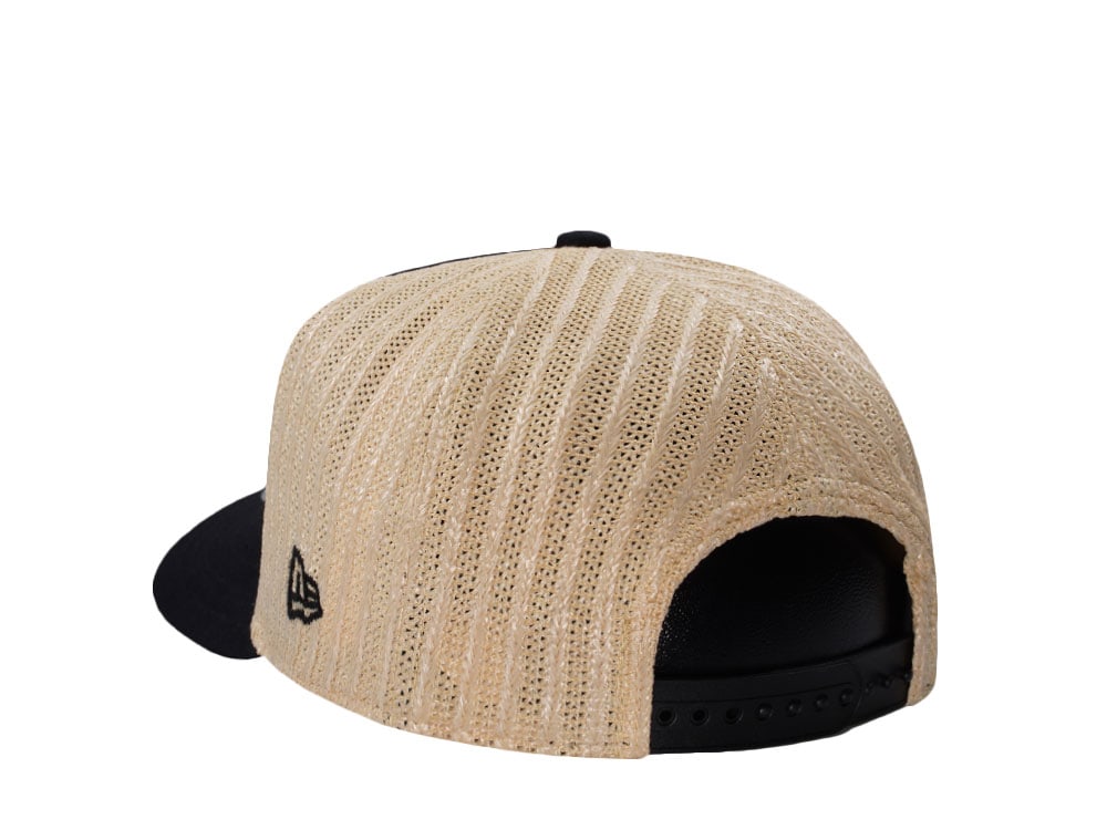 New Era Chicago White Sox Grained Black Edition 9Fifty Trucker A Frame Snapback Gorra