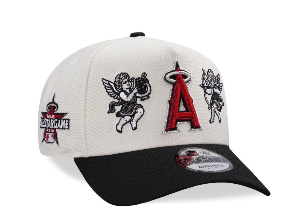 New Era Anaheim Angels All Star Game 2010 Cupid Chrome Two Tone Edition 9Forty A Frame Snapback Gorra