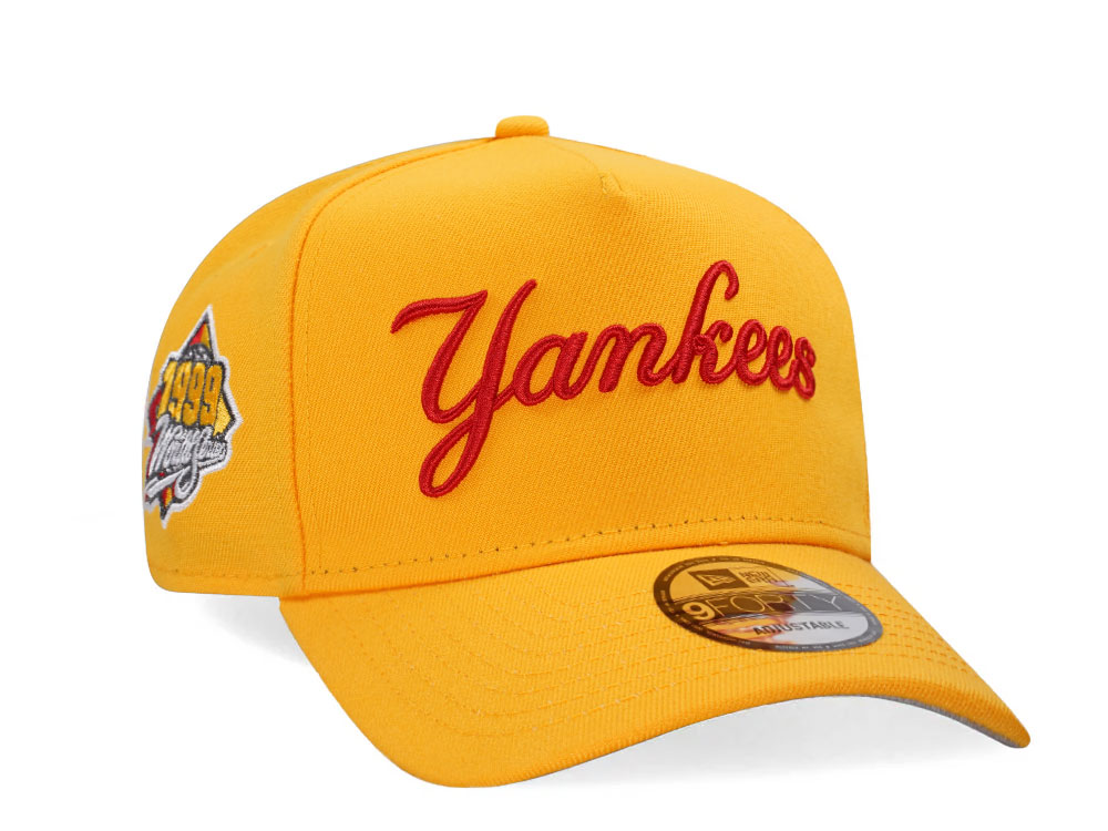 New Era New York Yankees World Series 1999 Yellow Classic 9Forty A Frame Snapback Gorra