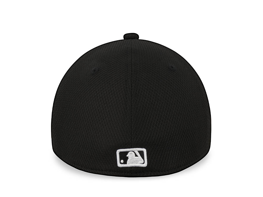 New Era New York Yankees Diamond Era  Black and White 39Thirty Stretch Gorra