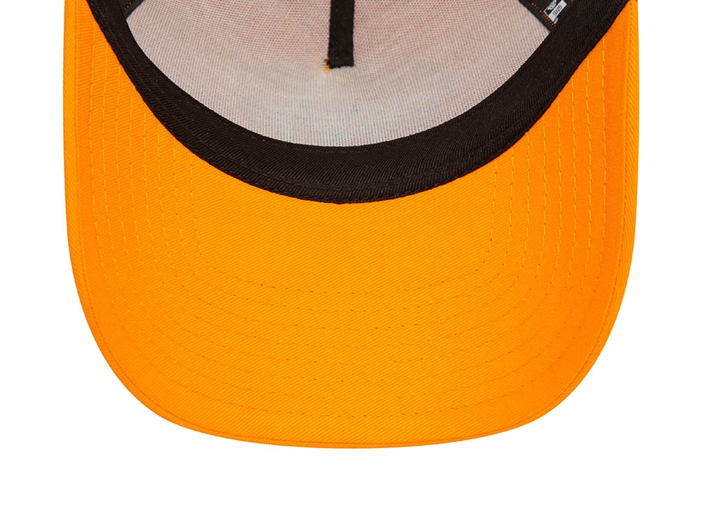 New Era New York Yankees League Essential Orange A Frame Trucker Snapback Gorra