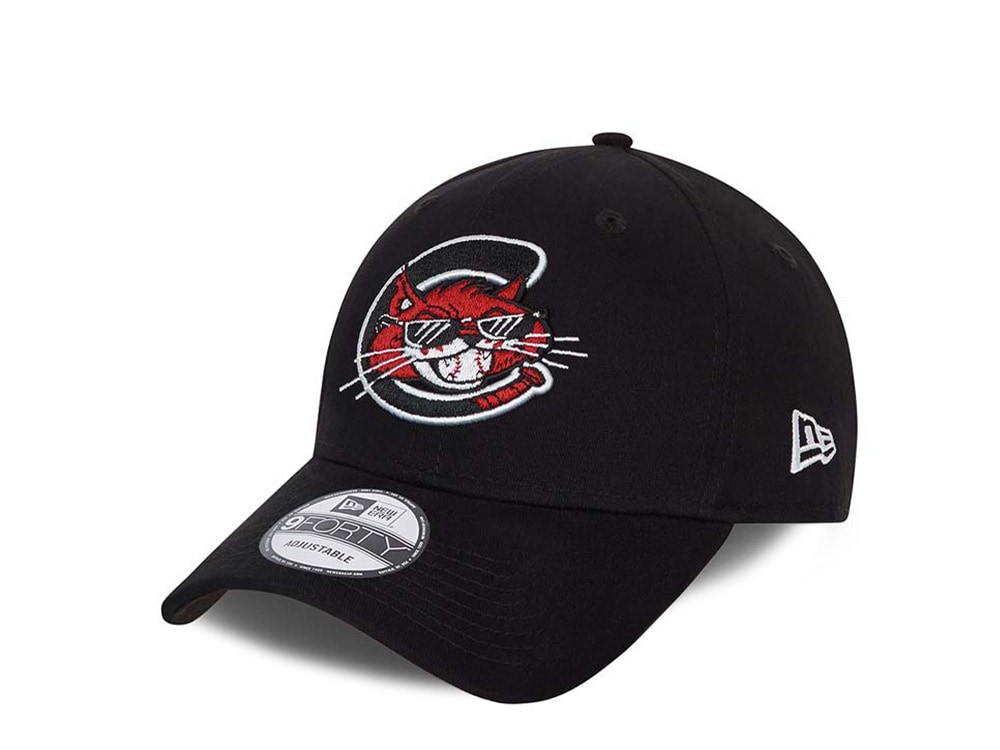 New Era Charleston Alley Cats Black 9Forty Strapback Gorra