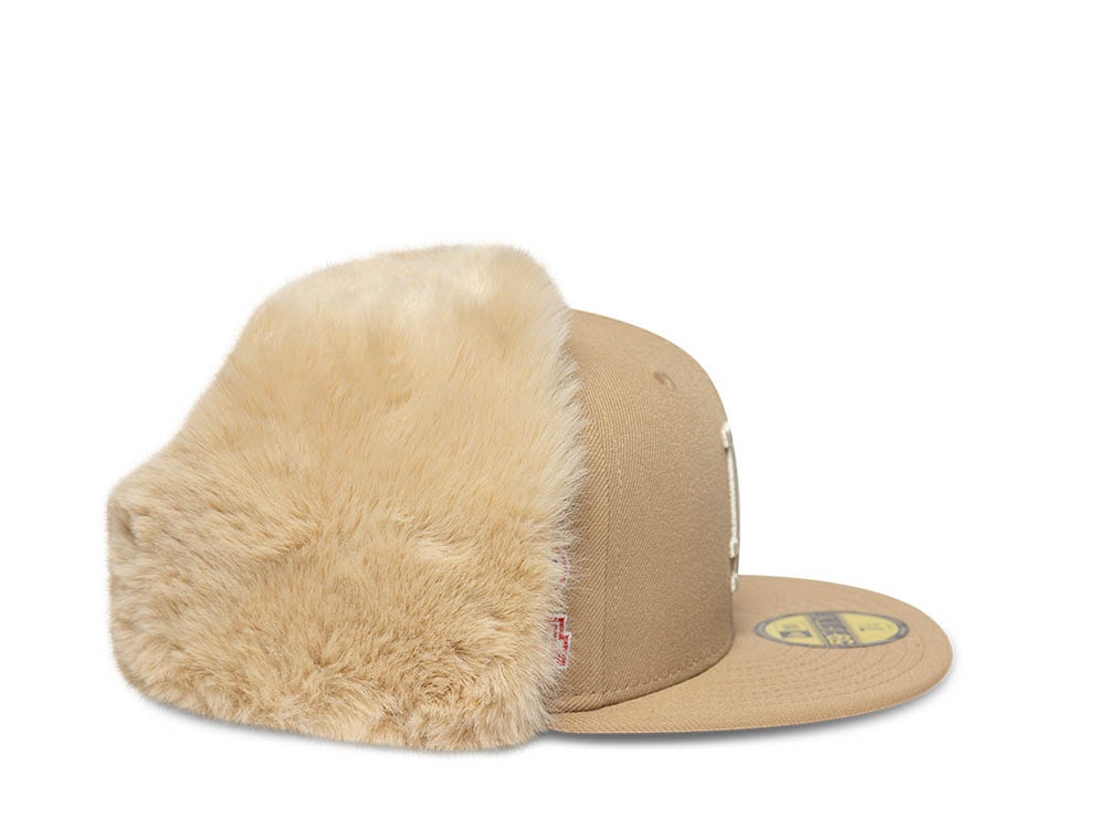 New Era Los Angeles Dodgers World Series 1981 Camel Prime Edition 59Fifty Dogear Fitted Gorra