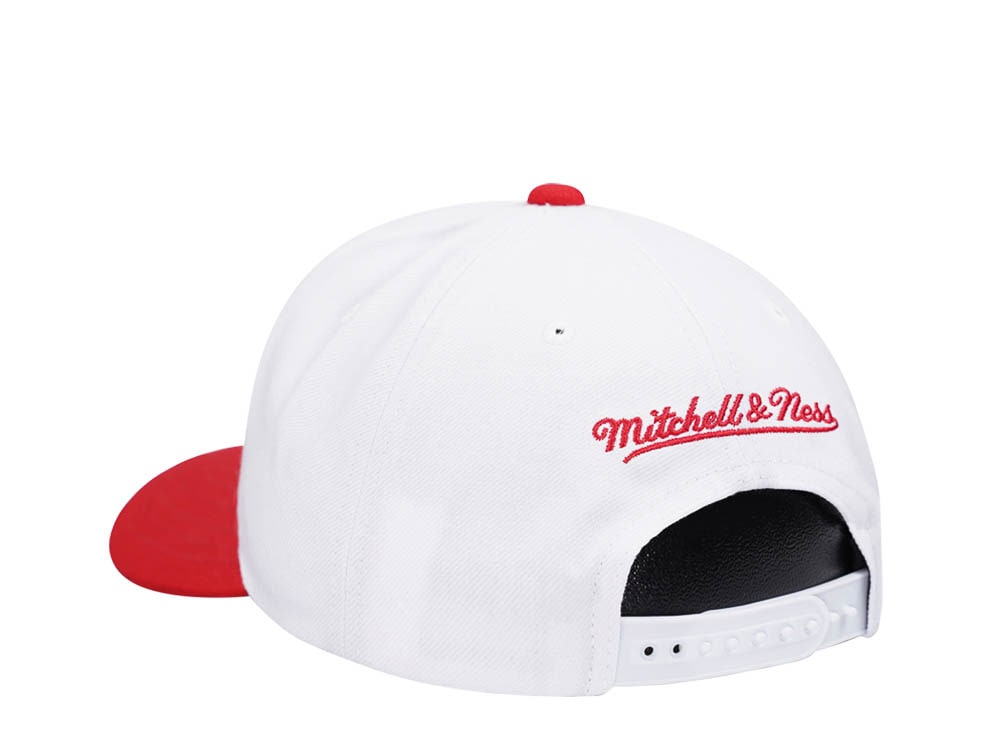 Mitchell & Ness Philadelphia 76ers Team Two Tone 2.0 Pro White Snapback Gorra