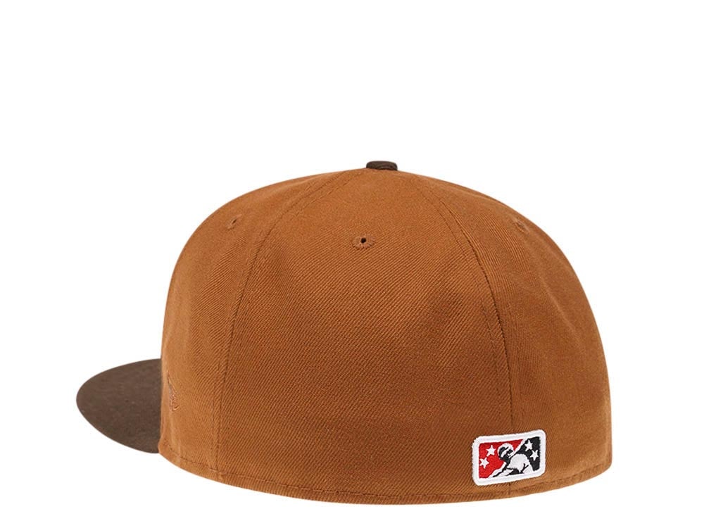 New Era Buffalo Bisons Bourbon and Suede Edition 59Fifty Fitted Gorra