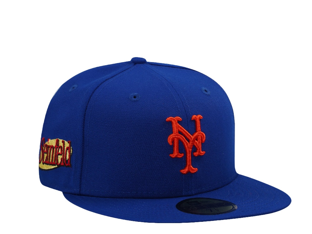 New Era New York Mets Seinfeld Royal Blue Prime Edition 59Fifty Fitted Gorra