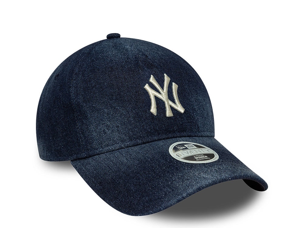 New Era New York Yankees Denim Navy 9Twenty A Frame Strapback Gorra