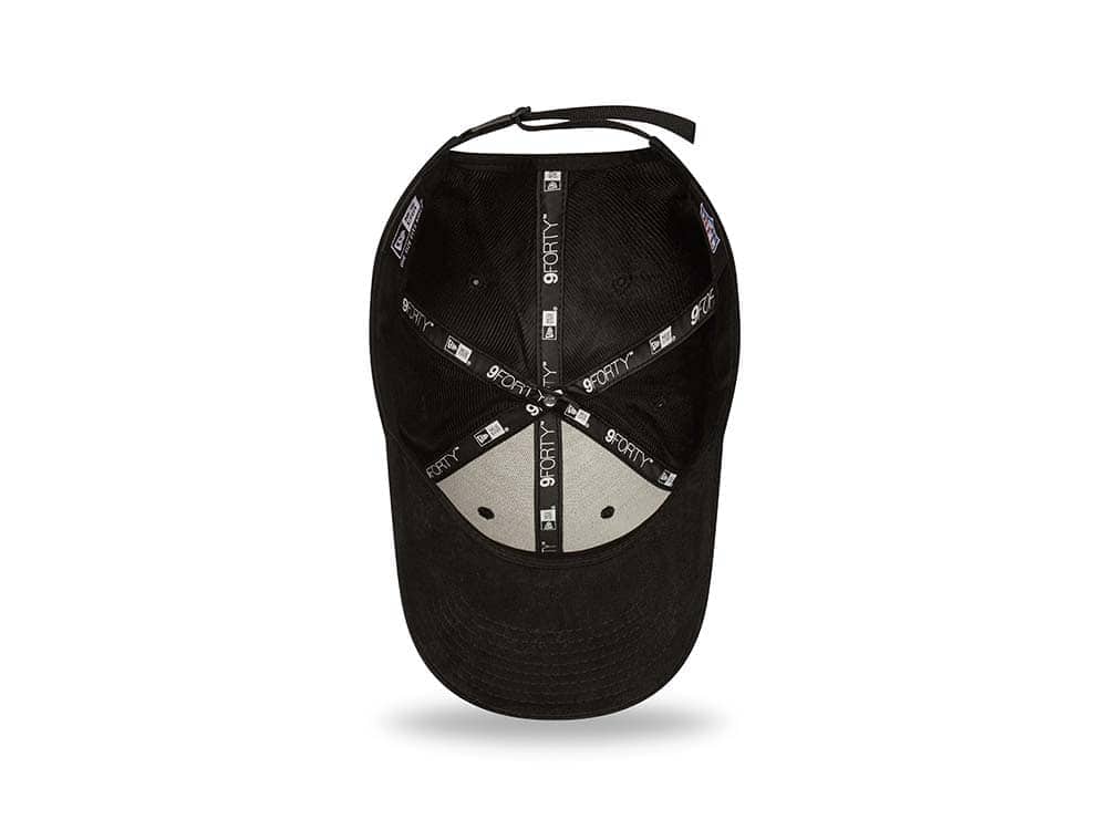 New Era Las Vegas Raiders Washed Pack Black Adjustable 9Forty Strapback Gorra