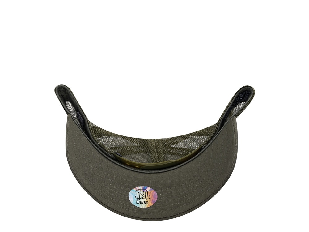Djinns M-Ribstop Olive Trucker Snapback Gorra