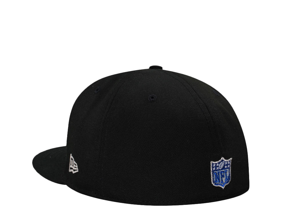 New Era Dallas Cowboys 50th Anniversary Black Metallic Edition 59Fifty Fitted Gorra