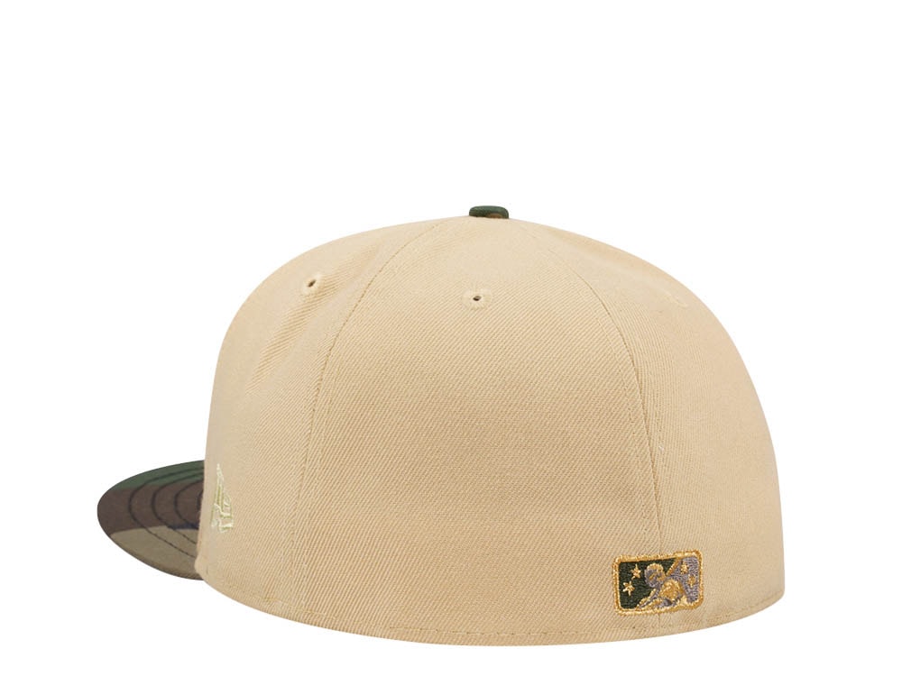 New Era Portland Beavers Vegas Camo Two Tone Edition 59Fifty Fitted Gorra