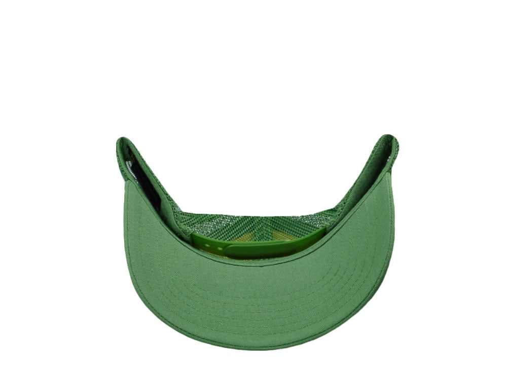 John Deere Logo Green Trucker Snapback Gorra