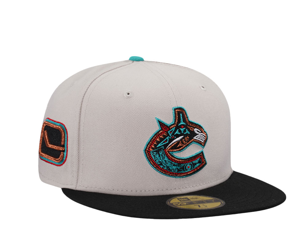 New Era Vancouver Canucks Stone Two Tone Color Flip Prime Edition 59Fifty Fitted Gorra