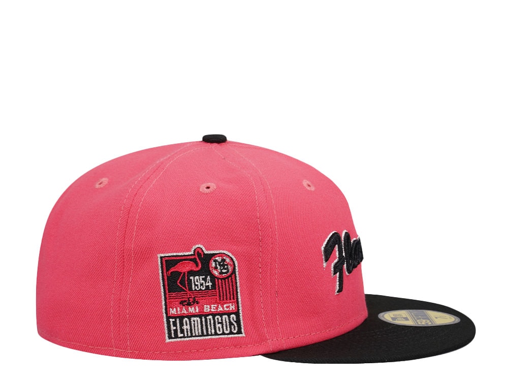 New Era Miami Beach Flamingos Prime Two Tone Edition 59Fifty Fitted Gorra