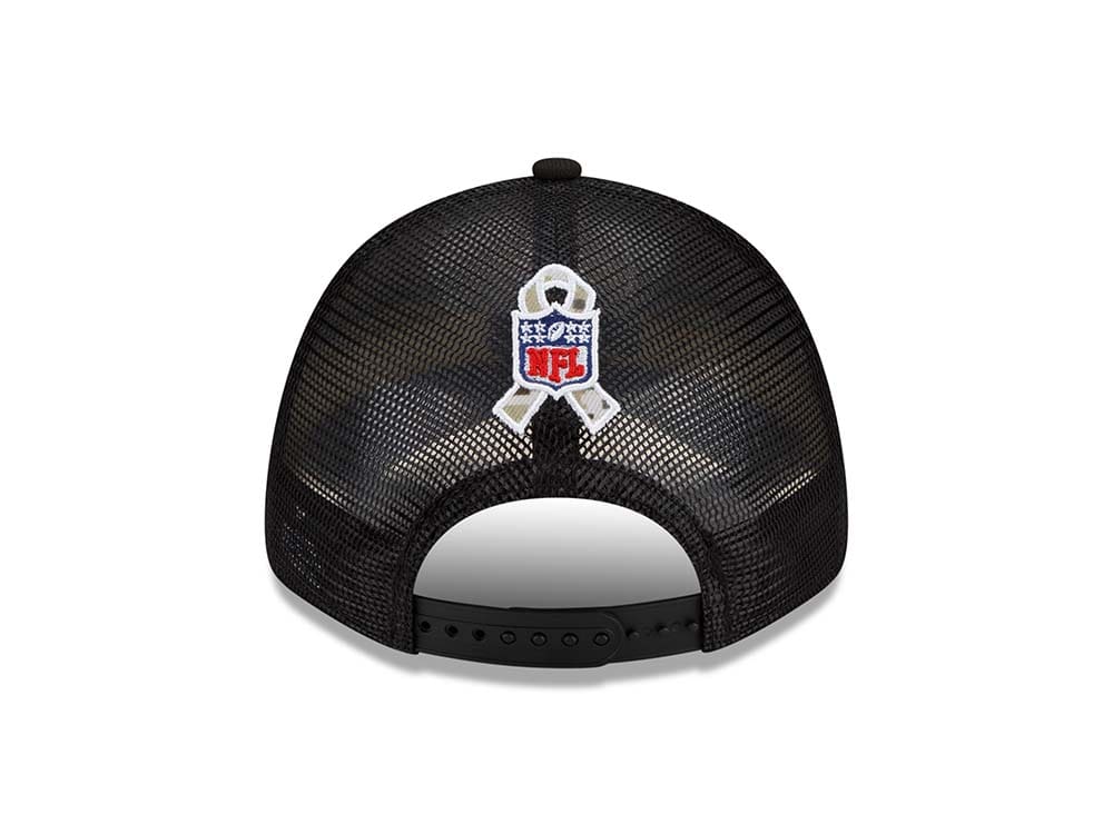New Era Carolina Panthers Salute to Service 21 9Forty Trucker Snapback Gorra