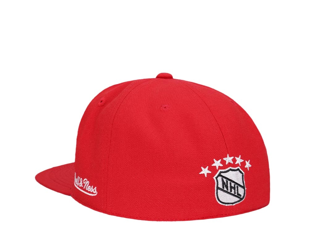 Mitchell & Ness Detroit Red Wings 50th Anniversary Vintage Edition Dynasty Fitted Gorra