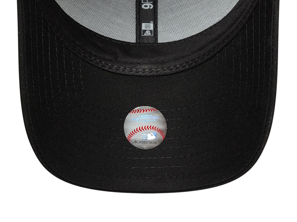 New Era Atlanta Braves Faux Pony Infill Black 9Forty Strapback Gorra