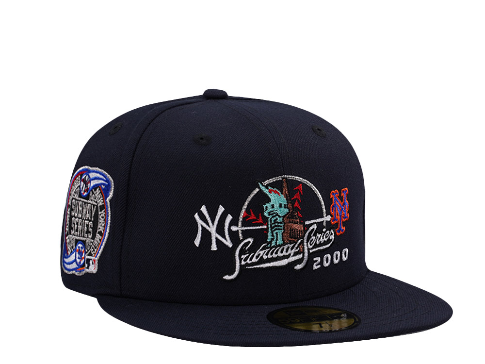 New Era New York Yankees Subway Series 2000 Navy Prime Edition 59Fifty Fitted Gorra