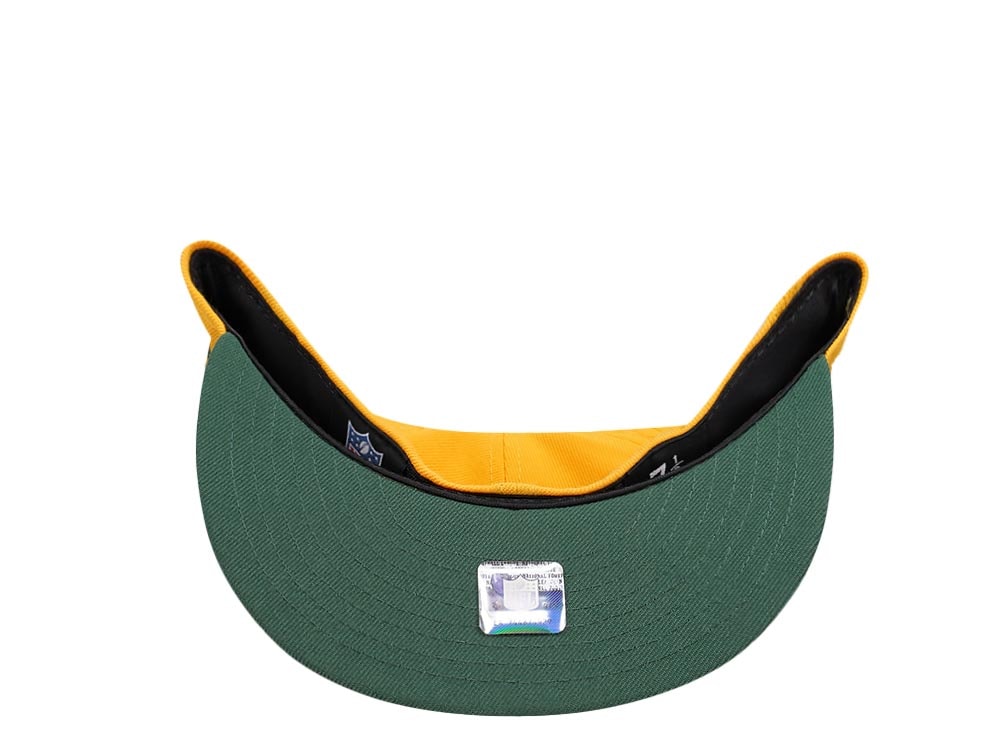 New Era Green Bay Packers Yellow Olive Edition 59Fifty Fitted Gorra