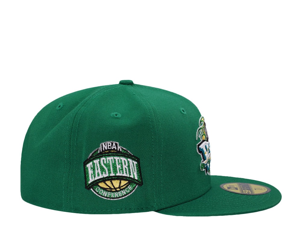 New Era Detroit Pistons Eastern Conference Green Prime Edition 59Fifty Fitted Gorra