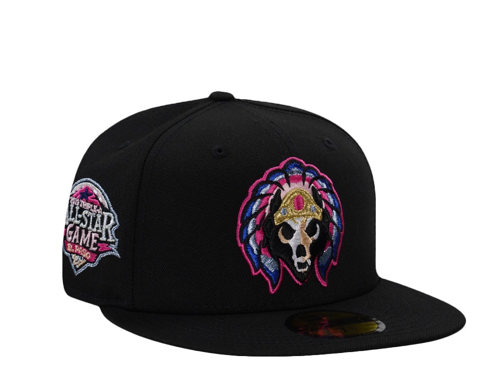 New Era El Paso Chihuahuas All Star Game 2019 Pink Black Prime Edition 59Fifty Fitted Gorra