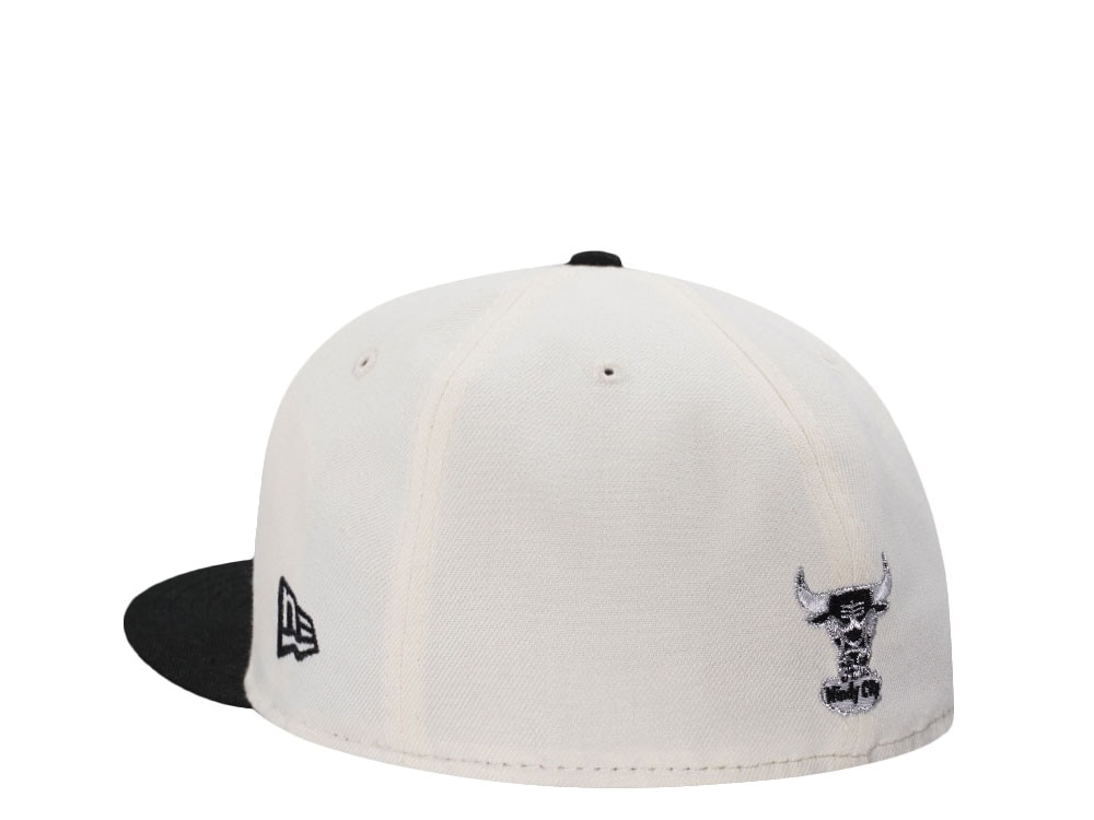 New Era Chicaco Bulls NBA Finals 1991 Script White Two Tone Edition 59Fifty Fitted Gorra