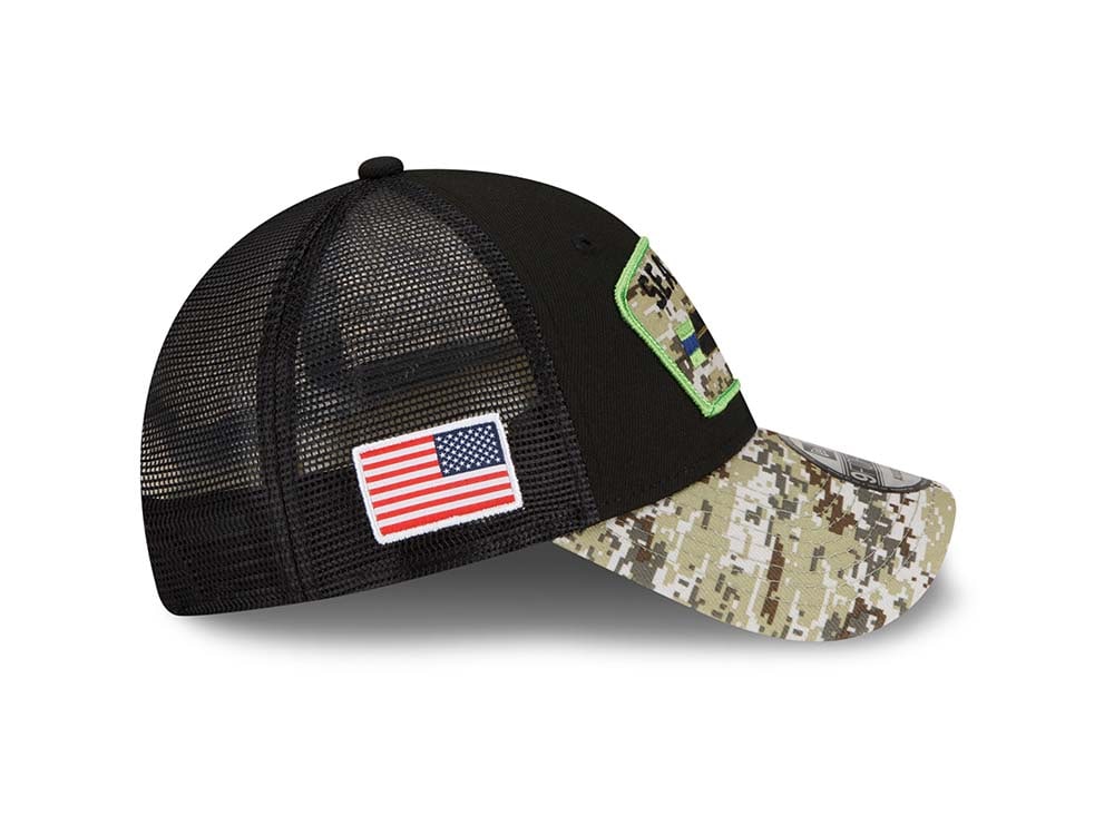 New Era Seattle Seahawks Salute to Service 21 9Forty Trucker Snapback Gorra