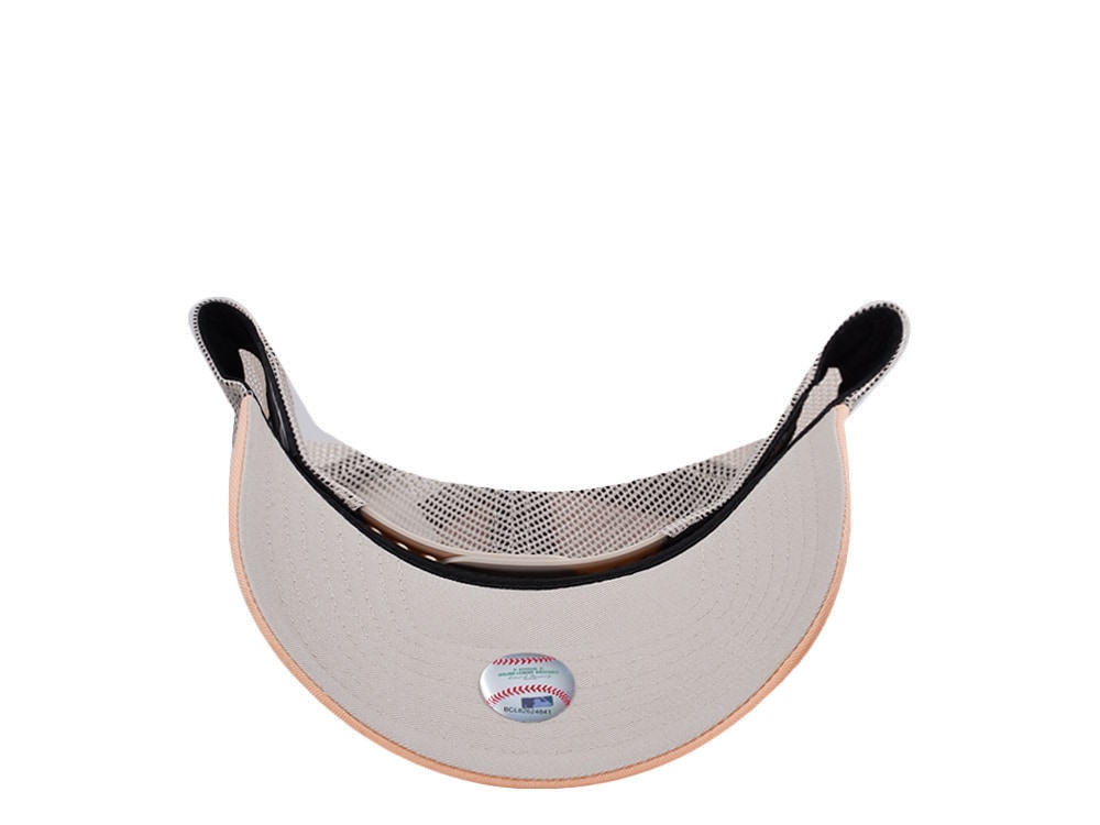 New Era Atlanta Braves Peach Prime Edition 9Forty A Frame Trucker Snapback Gorra