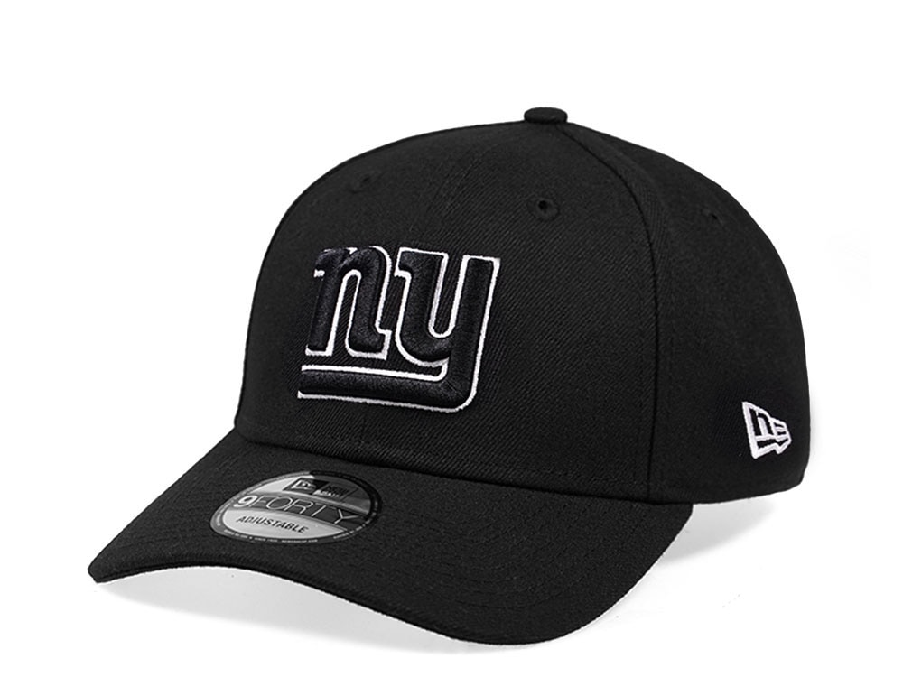 New Era New York Giants Black Edition 9Forty Strapback Gorra