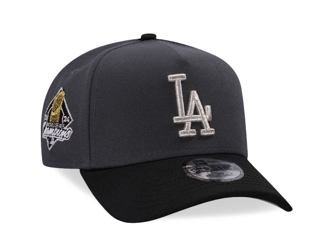 New Era Los Angeles Dodgers World Series 2024 Tarmac Two Tone Edition 9Forty A Frame Snapback Gorra