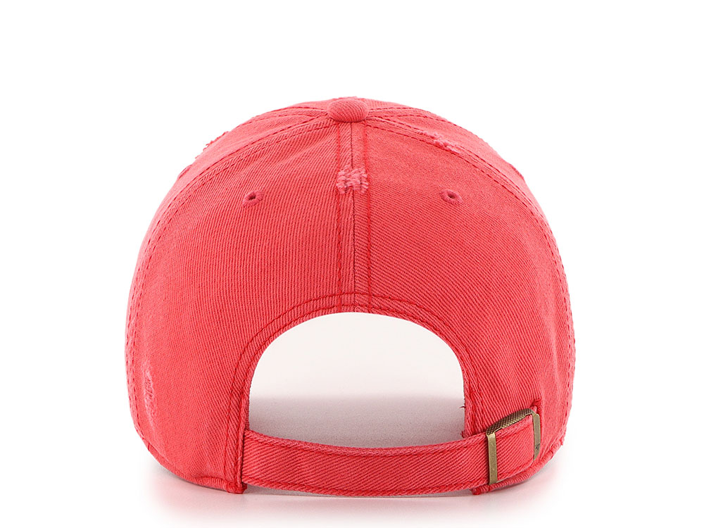 47 Brand Detroit Red Wings Weathered Red Clean Up Strapback Gorra