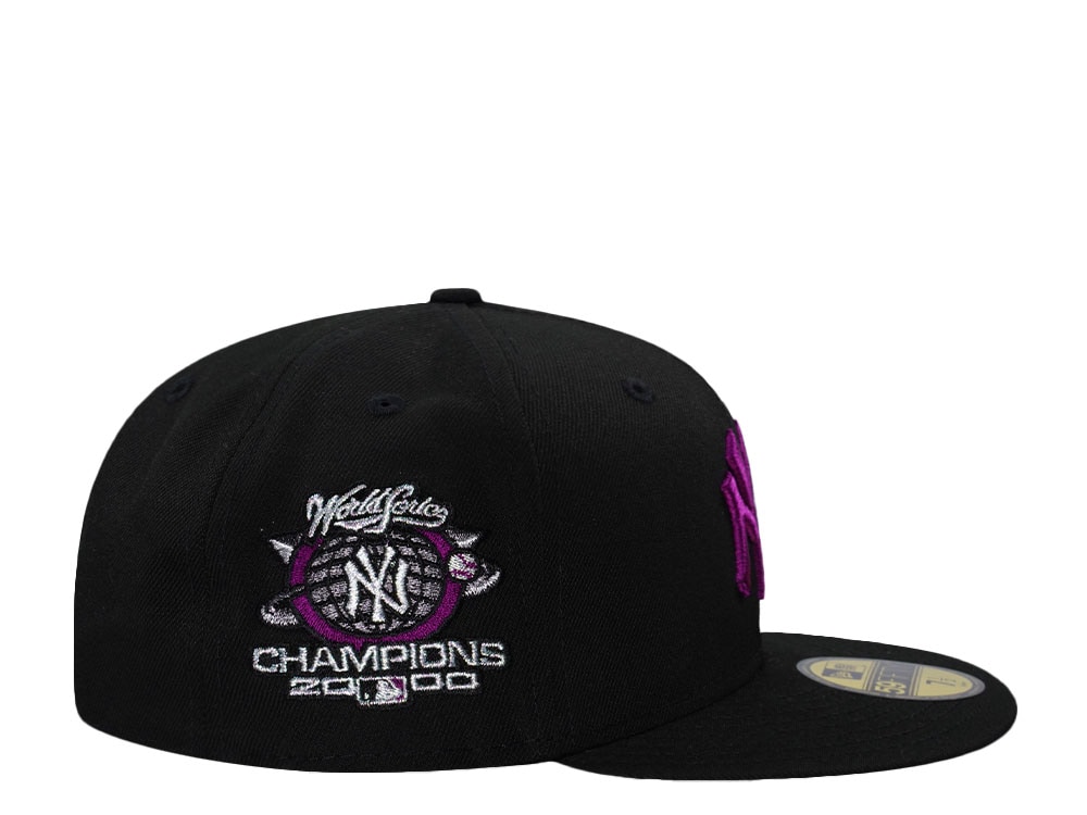 New Era New York Yankees World Series Champions 2000  Black Prime Edition 59Fifty Fitted Gorra