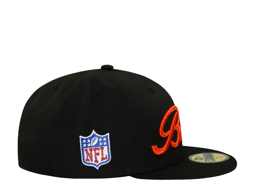 New Era Chicago Bears Black Throwback Prime Edition 59Fifty Fitted Gorra