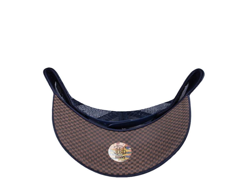 Djinns Glencheck Navy Trucker Snapback Gorra