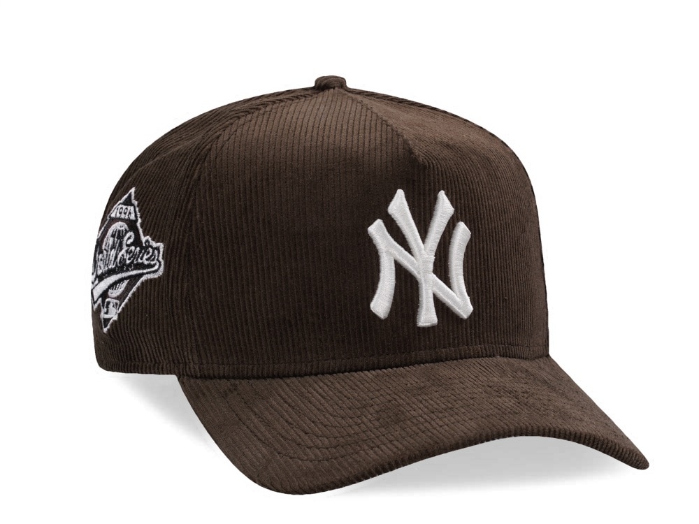 New Era New York Yankees World Series 1996 Walnut Corduroy Prime Edition 9Forty A Frame Snapback Gorra