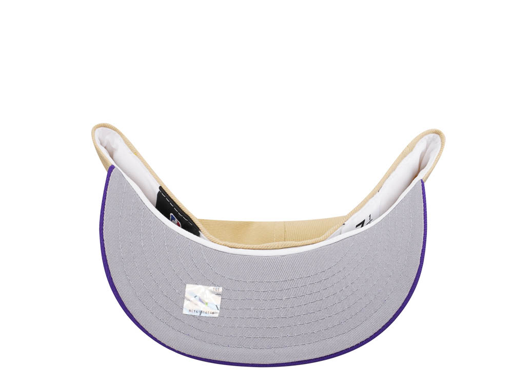 New Era Sacramento Kings Vegas Gold Classic Two Tone Edition 59Fifty Fitted Gorra