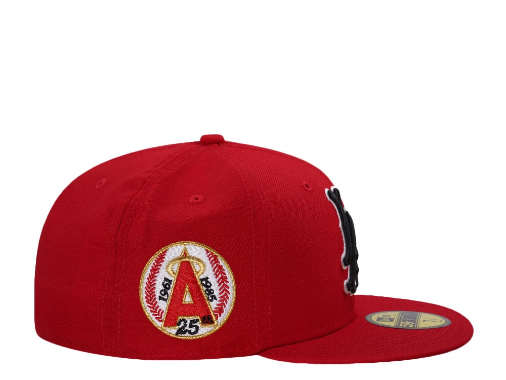 New Era Los Angeles Angels 25th Anniversary Red Wool Edition 59Fifty Fitted Gorra