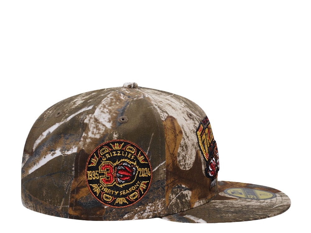 New Era Memphis Grizzlies 30 Seasons Real Tree Metallic Prime Edition 59Fifty Fitted Gorra
