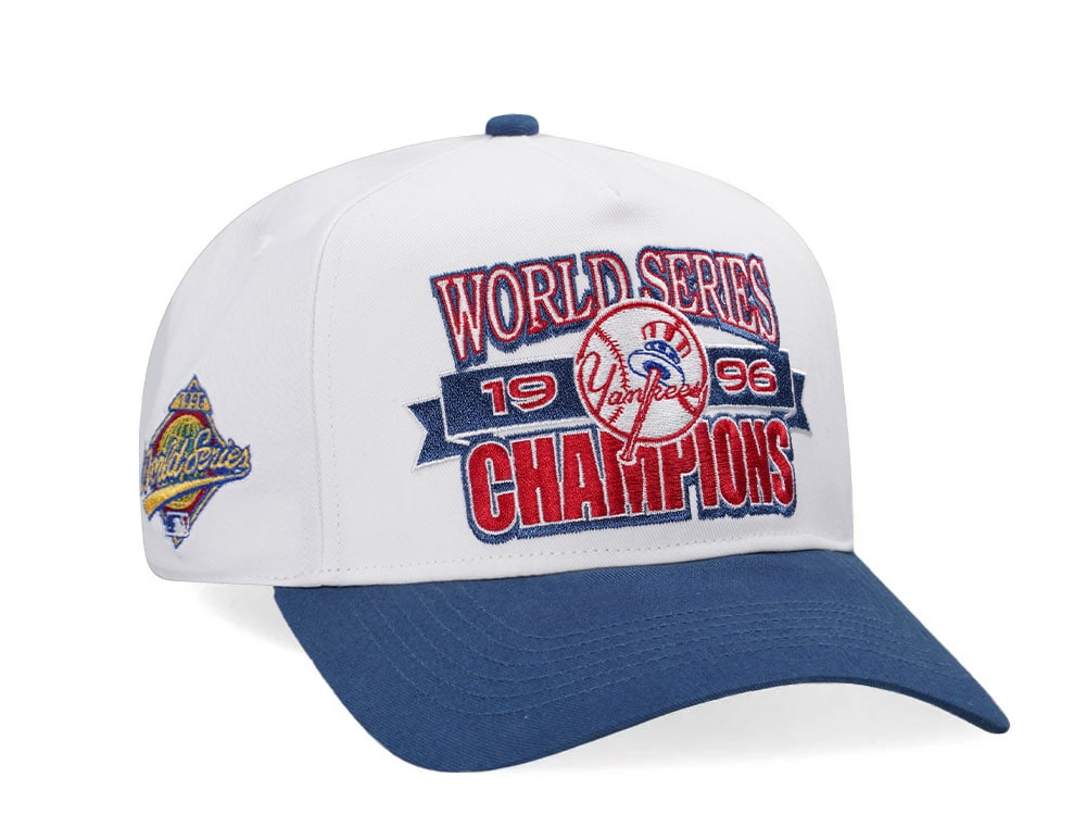 47Brand New York Yankees World Series 1996 White Arch Champions Hitch Snapback Gorra