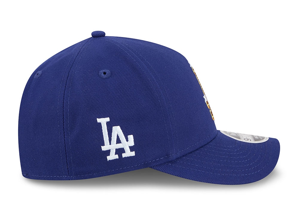 New Era Los Angeles Dodgers Emblem Blue Prime 9Forty A Frame M Crown Snapback Gorra