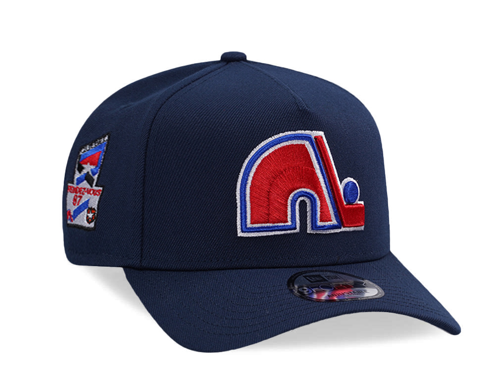 New Era Quebec Nordiques All Star Game 1987 Ocean Blue Prime Edition 9Forty A Frame Snapback Gorra