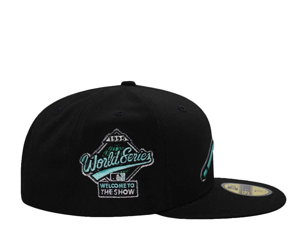 New Era Atlanta Braves World Series 1995 Mint Black Prime Edition 59Fifty Fitted Gorra