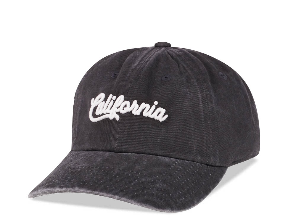 American Needle California Black Vintage Casual Strapback Gorra