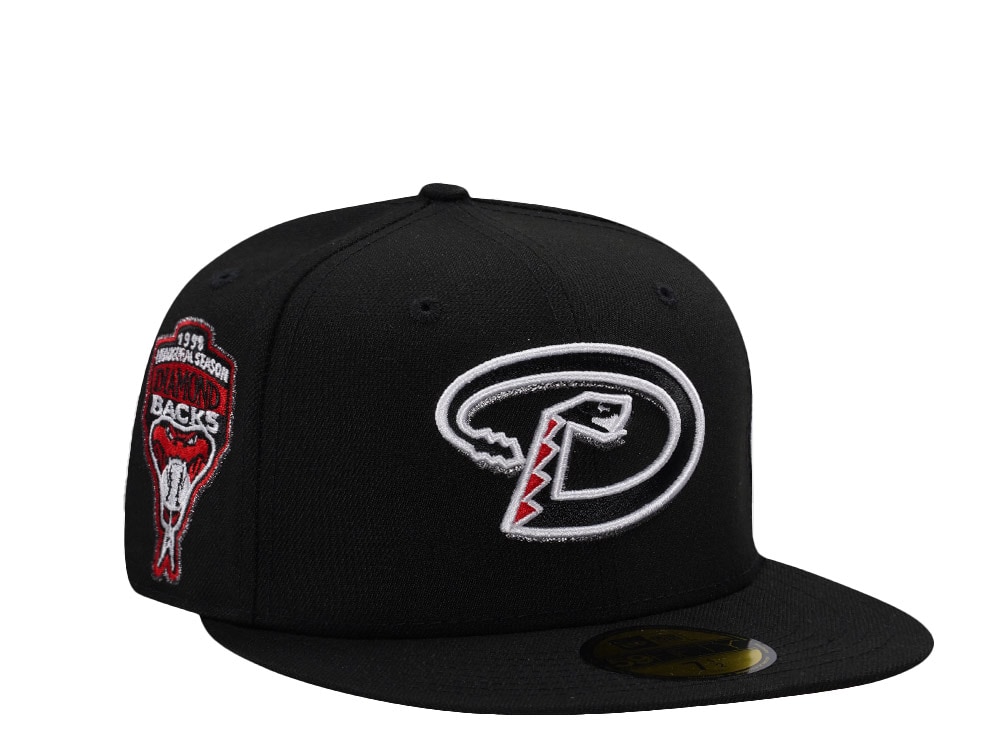 New Era Arizona Diamondbacks Inaugural Season 1998 Black Prime Edition 59Fifty Fitted Gorra