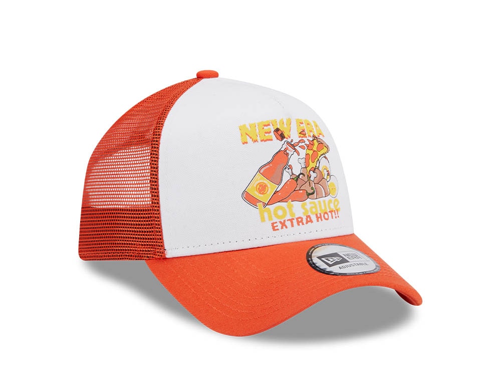 New Era Soy Hot Sauce  9Forty A Frame Trucker Snapback Gorra