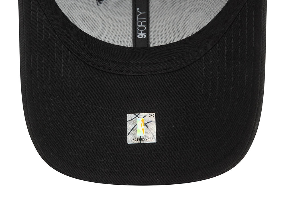 New Era Los Angeles Lakers Black Metallic 9Forty Strapback Gorra