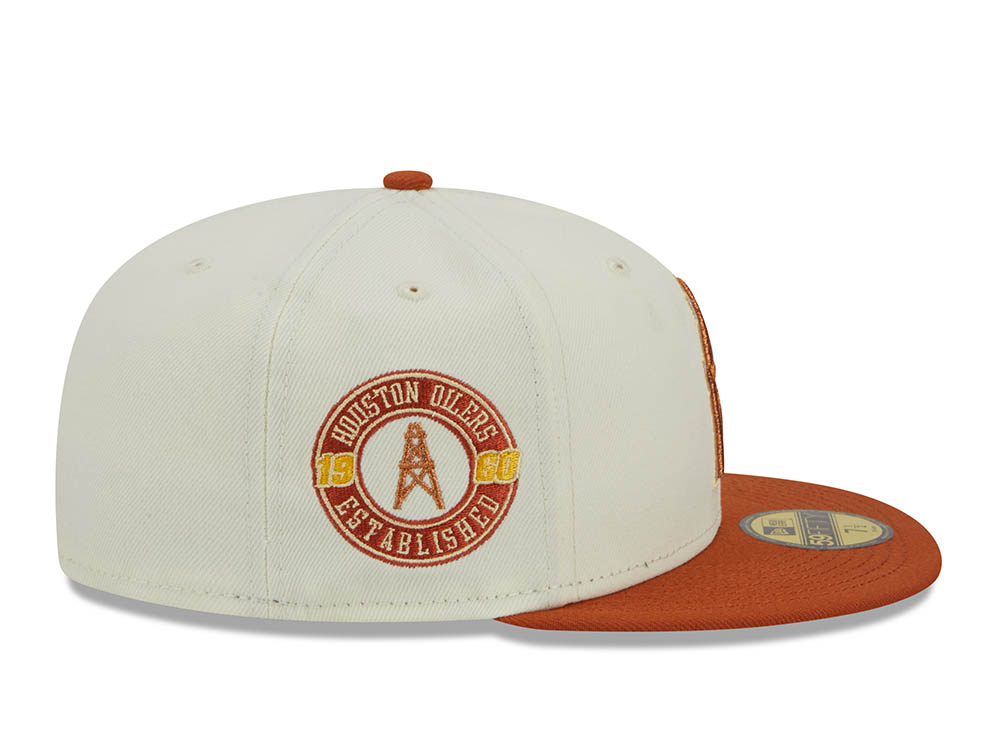 New Era Houston Oilers Est 1980 City Icon Two Tone 59Fifty Fitted Gorra