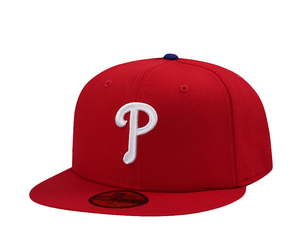 New Era Philadelphia Phillies Wool Authentic On-Field Scarlet Prime Edition 59Fifty Fitted Gorra