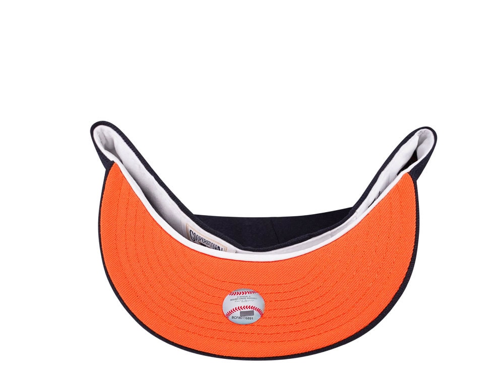 New Era Minnesota Twins All Star Game 1985 Navy Tangerine Edition 59Fifty Fitted Gorra