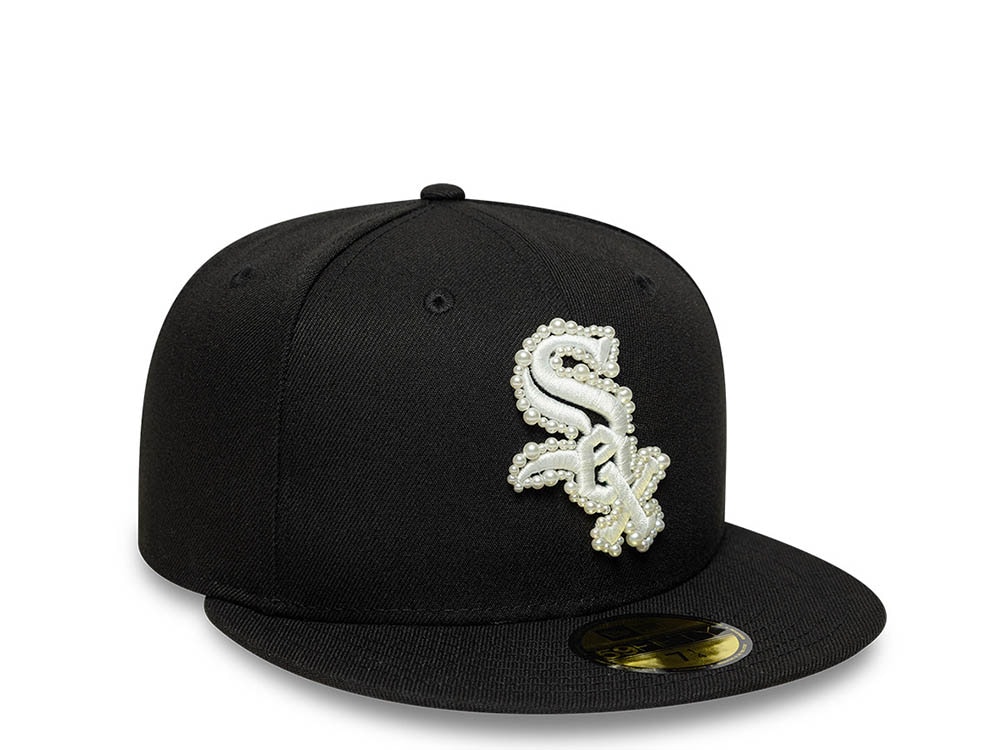 New Era Chicago White Sox Faux Pearl Black Prime Edition 59Fifty Fitted Gorra
